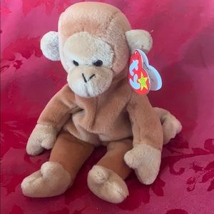 Vintage Bongo the Monkey TY Beanie Baby Limited Series